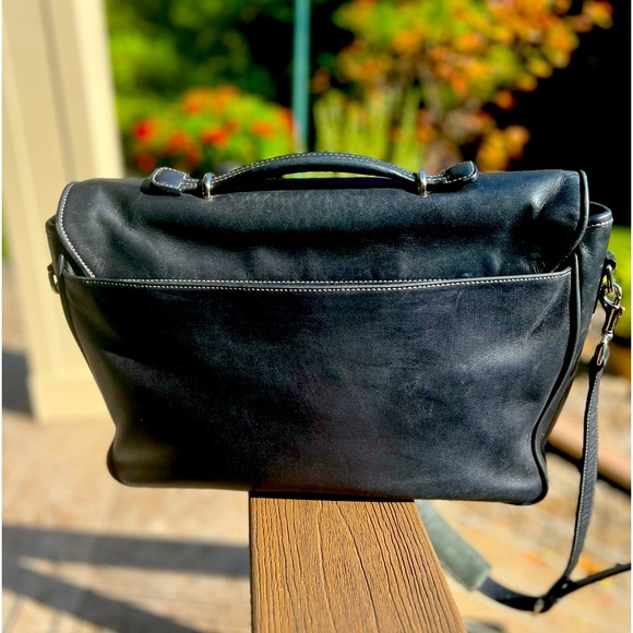 Vintage Coach Leather Attache Messenger Bag F06457 - Picture 2 of 5